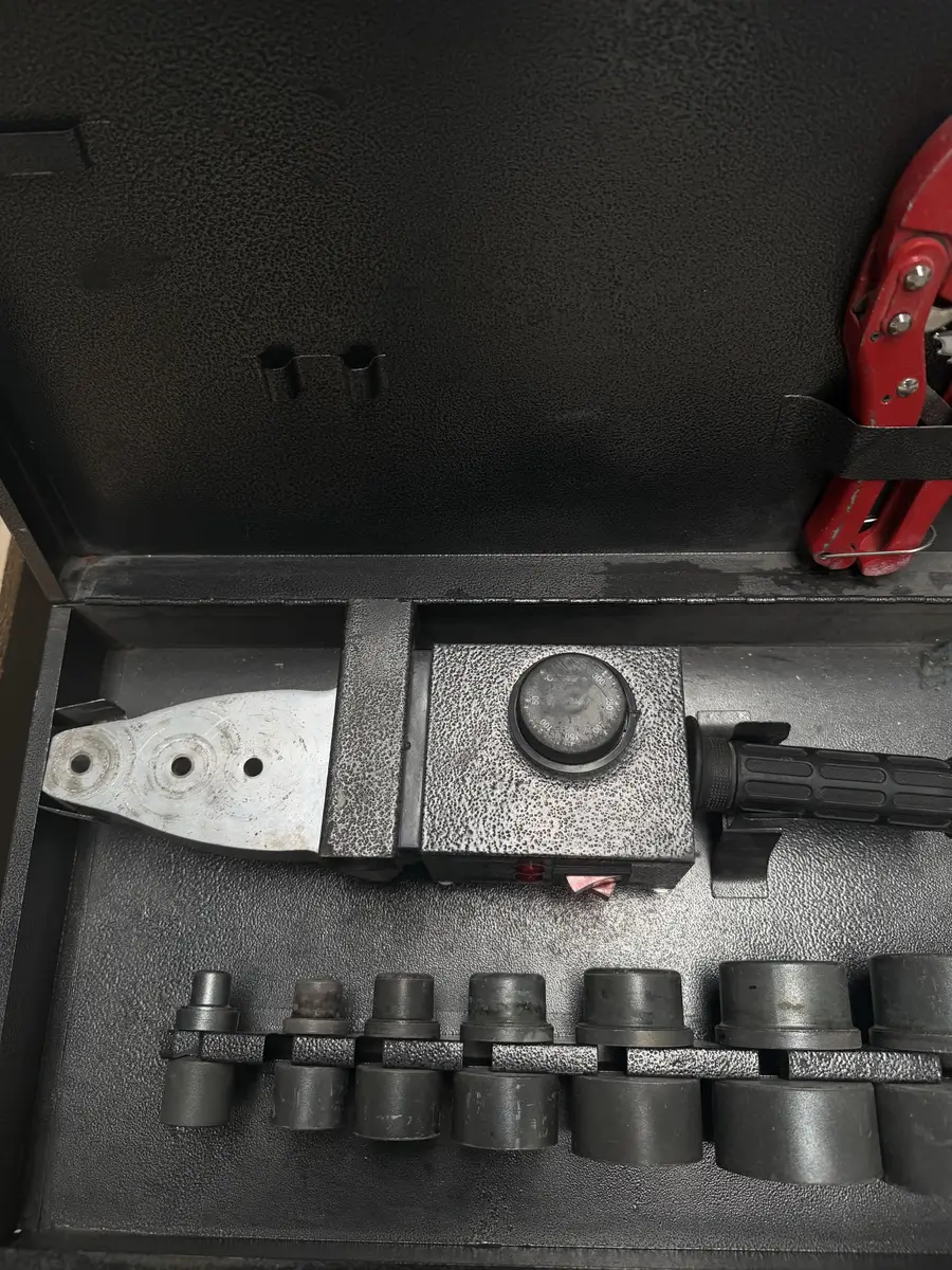 Regulator temperatury i komplet matryc zgrzewarki do rur GEKO G81031