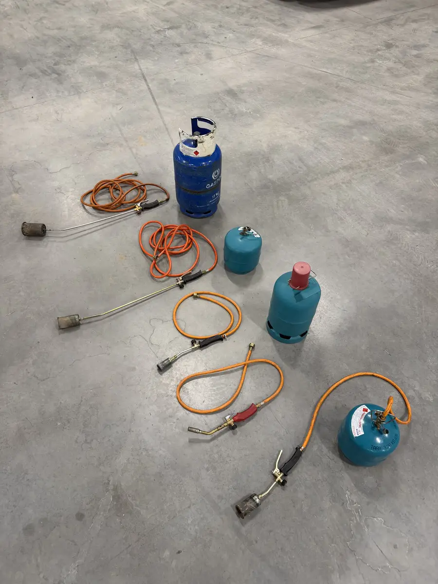 Pełny wybór palników gazowych, przewodów i butli LPG dostępnych do wynajmu