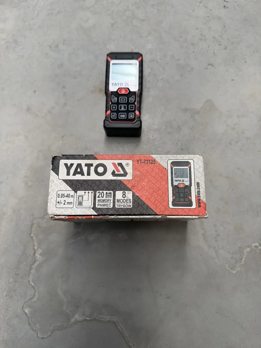 Oznaczenia zasięgu, pamięci i trybów na opakowaniu YATO YT-73125